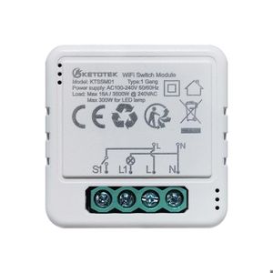 Commutateur Intelligent Tuya Wifi, Minuterie Sans Fil, Maison Intelligente, Lumière LED, Vie Intelligente, Commande Vocale, Technologie Tournesol, 10A