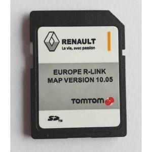 Pièce détachée GPS Carte SD GPS Europe 2018 - 10.05 - Renault R-Link