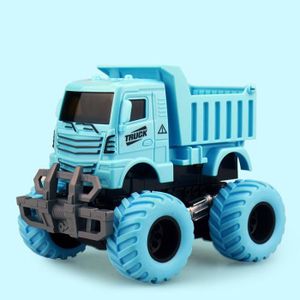 VOITURE - CAMION Bleu - Jouet de voiture d'ingénierie de simulation classique pour bébé, EbModel, tracteur jouet, camion à ben