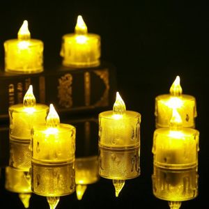 Lampe à bougie électrique sans flamme scintillante aste, bougie LED sans  cire, mariage, église, Noël, décoration