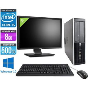 ORDINATEUR TOUT-EN-UN Pc de bureau HP 8200 - i5 2400 - 8 Go - Windows 10