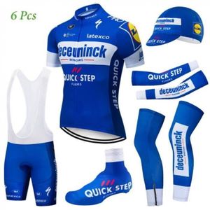 LEILIANG Ensemble Cyclisme Homme Maillot Cuissard Velo Manches Courtes Equipe Pro /Ét/é A-S