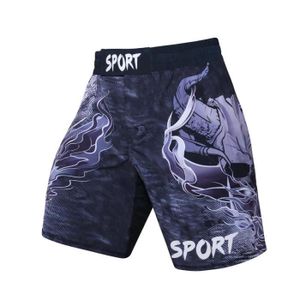SHORT DE SPORT Short,de sport pour hommes, impression 3D, Shorts MMA, Fitness, respirant, orang-outan, à séchage rapide, [F267548053]
