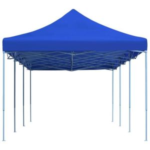 TONNELLE - BARNUM Tonnelle Pavillon HOME - Protection UV - Tente de réception pliable 3x9 m Bleu|11774