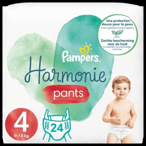COUCHE PAMPERS 24 Couches-Culottes Harmonie Nappy Pants Taille 4