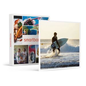 COFFRET SÉJOUR SMARTBOX - Séjour de 3 jours avec cours de surf en Espagne - Coffret Cadeau | Séjour de 3 jours avec cours de surf en Espagne