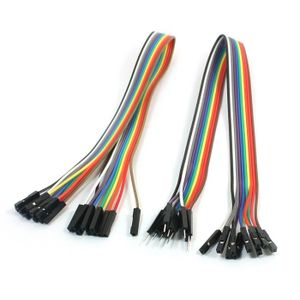 Sourcingmap m/âle vers m/âle 40P Jumper Fil 2,54/ mm Pitch c/âble ruban Breadboard DIY