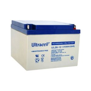 BATTERIE DOMOTIQUE Batterie plomb étanche - Ultracell UL26-12 - 12v 2