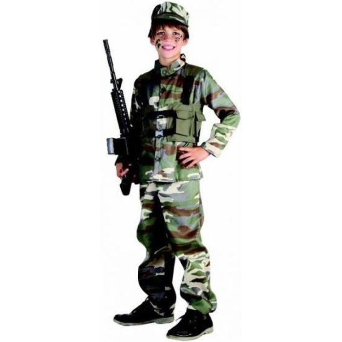 RedCrab Déguisement Militaire Enfant Costume avec Casque Veste Télescope  Walkie Talkie Accessoires, 3-10 Ans,13 pcs : : Jeux et Jouets