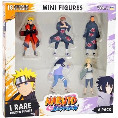 BANDAI VE63383 Shippuden Chibi Masters Figura Naruto Uzumaki 8 Cm, Stile Kawaii, Colori Assortiti