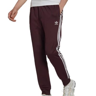 Jogging Homme Adidas Primeblue Bordeaux Coupe slim Taille elastique Pantalon de survetement fusele Red Cdiscount Pret a Porter