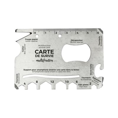 Kit De Cartes De Survie Multifonctions – L'outil De Poche Qui Sauve En Pleine Nature