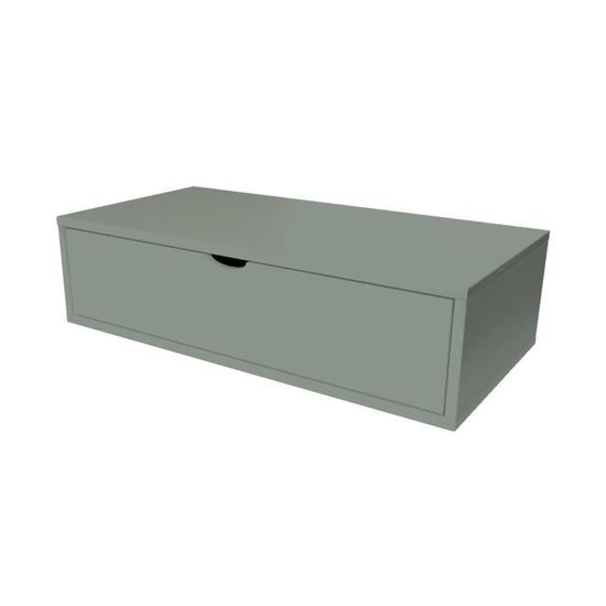 Cube de rangement bois 100x50 cm + tiroir