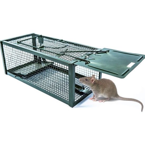 Cage de piège à rats Kmbangi avec outil en maille dense à haute sensibilité  pour siège de pédale 