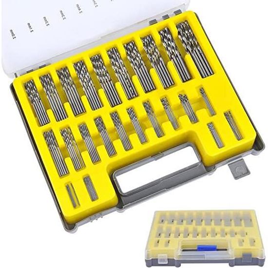 Lot De 10 Forets Hélicoïdaux HSS-R 2,2 Mm – Pour Métaux, Fabrication Allemande, Qualité Professionnelle