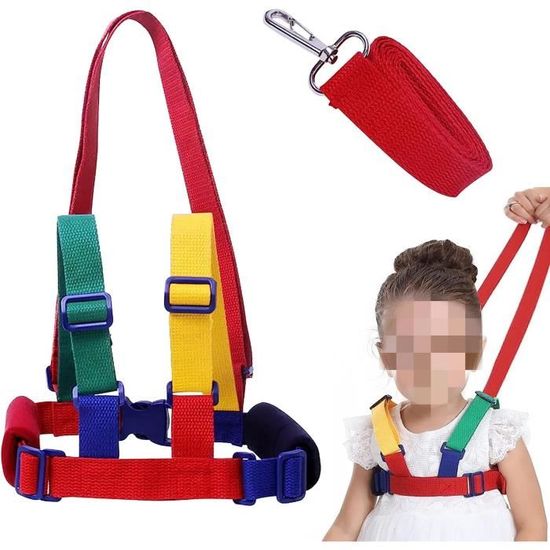 Harnais Sécurité Enfant Anti-perte - Coton Respirant, Réglable - Pour Shopping, Marche, Voyages - Laisse Sac à Dos