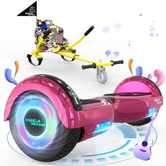 Hoverboard kart rose hotsell