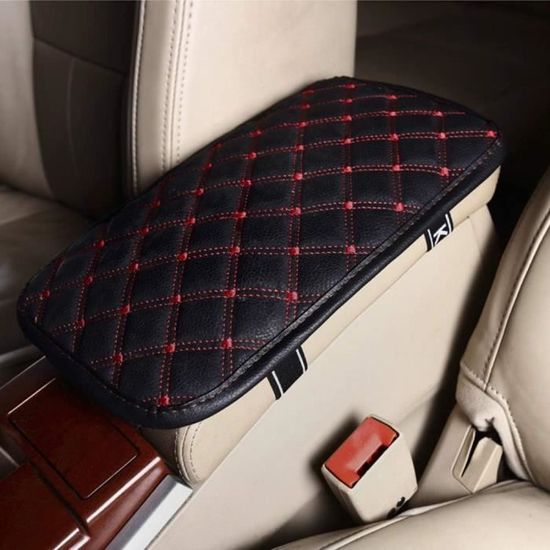 Accoudoir Central Universel Pour Voiture - Compatible Dacia - Noir Cuir - Réglable - Neuf