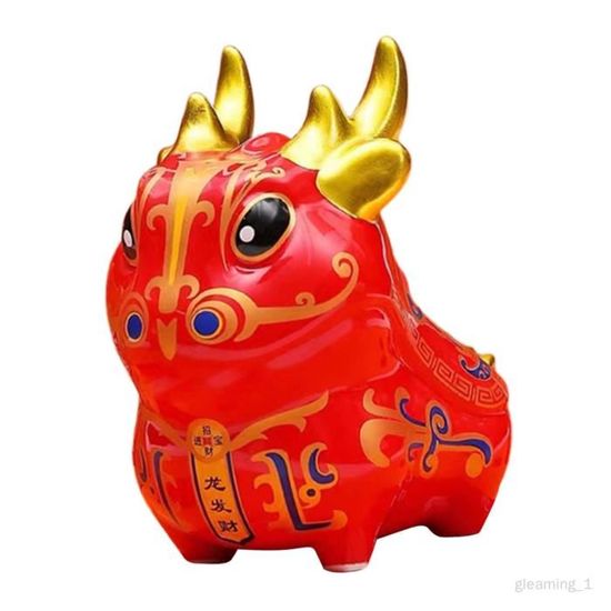 TOYANDONA Banque Dépargne du Dragon Figurines du Nouvel an Banque