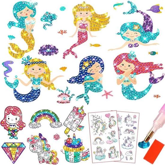 2 Pièces Diamond Painting Adulte Poulet Diamond Painting Enfant Petit