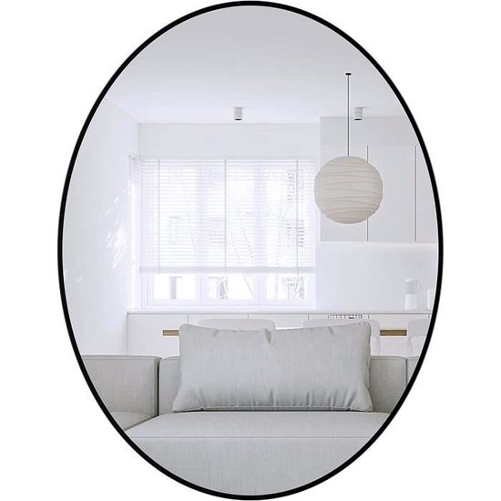 Miroirs ovales pour salle de bain salon entrée chambre à coucher miroir