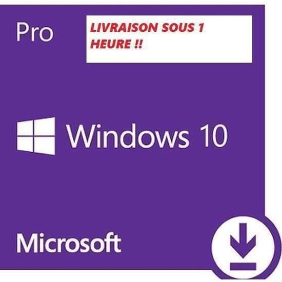 Windows 10 Pro A Telecharger Livraison En 1 Heure A Telecharger Cdiscount