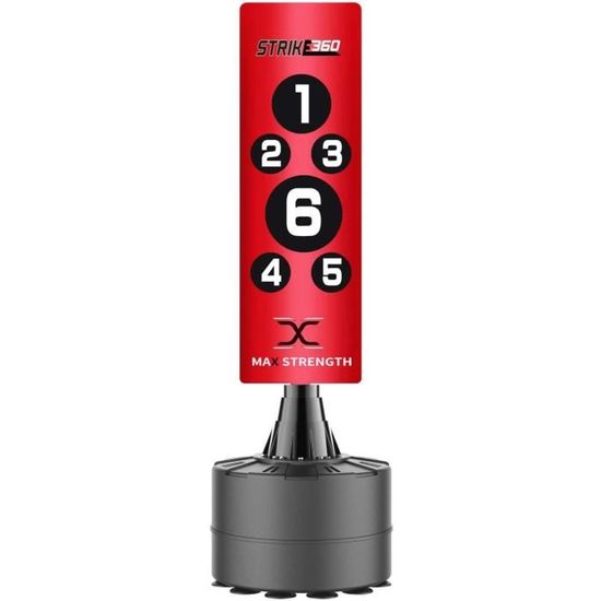 Sac De Frappe Sur Pied MaxStrength 1,8 M – Pour Boxe, MMA, Arts Martiaux Et Fitness à Domicile