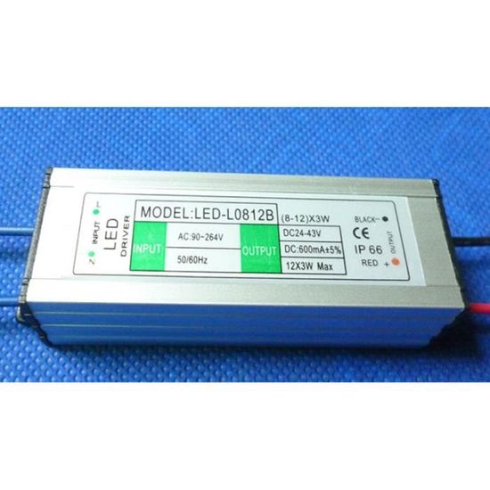 Alimentation de pilote à courant Constant isolé LED 4-7W 280mA 85-265V AC à DC 12-25V transformateur d'éclairage pour plafonnier vers le bas