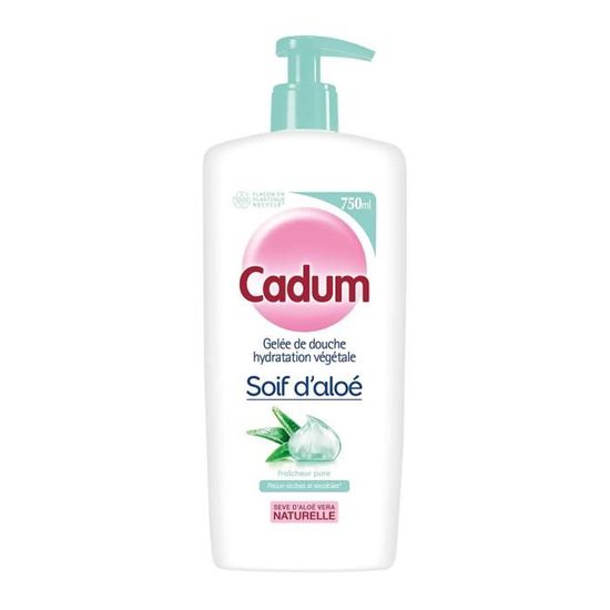 Gel douche Cadum Gelée De Douche Soif D'aloe 750ml Cdiscount Au quotidien