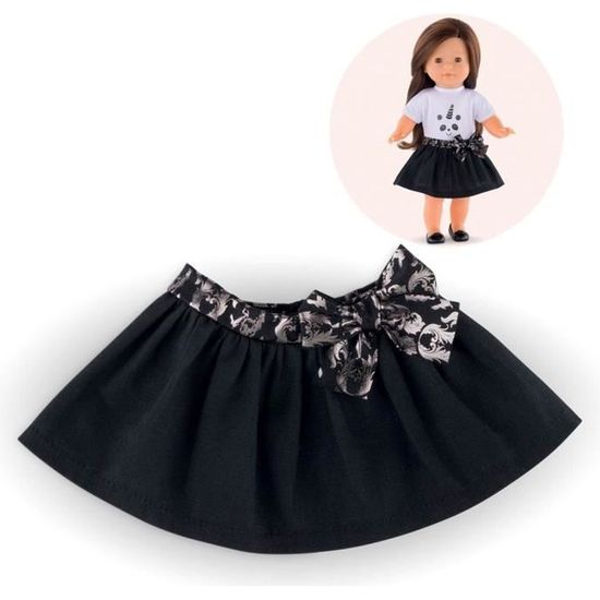 Jupe corolle noire shop