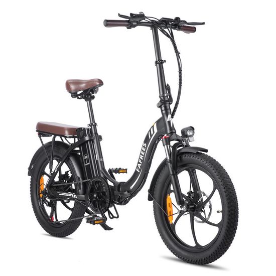 FAFREES F20 Pro Vélo électrique - 250W - Batterie amovible 36v 18ah - Shimano 7 Vitesses -25KM-H-Contrôle APP  Noir