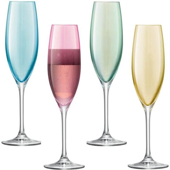 Lot De 4 Verres à Eau Colorés, Helly Couleur Pêche Clair La Redoute
