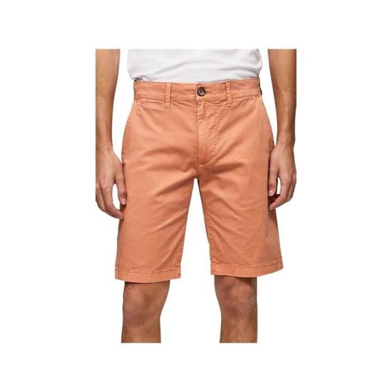 Short Bermuda Maison Scotch - Couleur Abricot Clair - Taille 27 (36/38) - Occasion Très Bon état