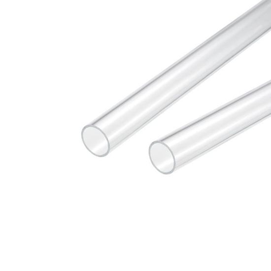 Tube Acrylique Rigide Transparent - 24 Mm Intérieur / 30 Mm Extérieur - Longueur 25 Cm - Pour Lampes, Système Eau, Bricolage