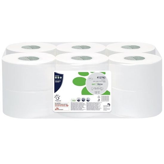 Papernet 401850 Spécial Papier Toilette Mini Jumbo Cellulose Pure