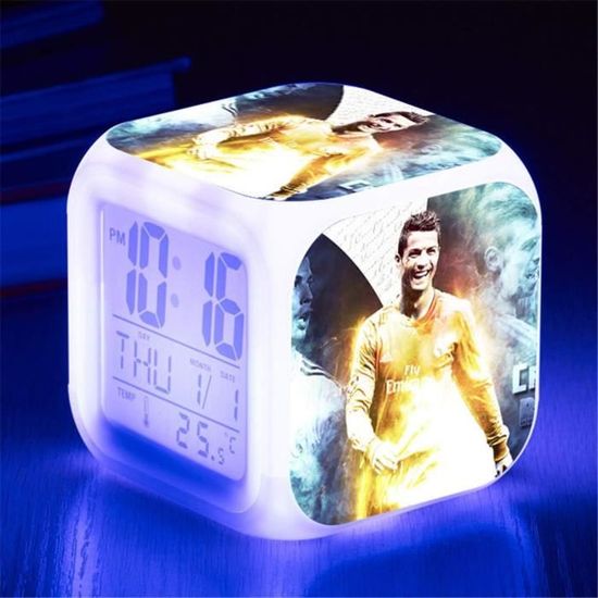 Réveil - Atyhao - Horloge De Bureau - Design Animal De Dessin Animé - Veilleuse - Pour Enfants à