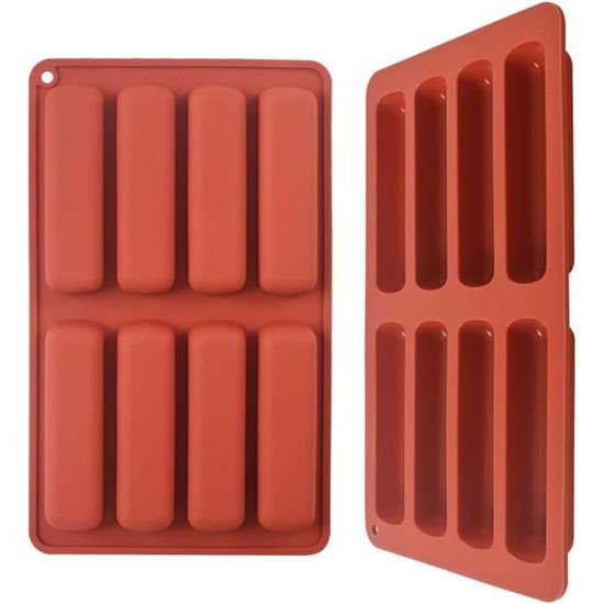 VEGOATY Lot De 2 Bacs à Glace, 1,5 L, Réutilisables, Faits Maison