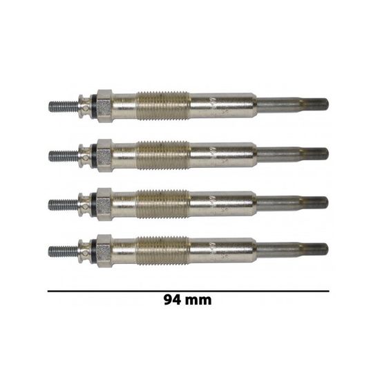 Bougies Préchauffage 4,4V - Pour Moteur 1.5 DCI - Lot De 4