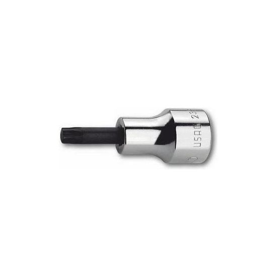 Douille Torx T30, Entraînement 1/4" - Acier S2, Longueur 37 Mm - Pour Vis Torx, Usage Mécanique, Bricolage - 2