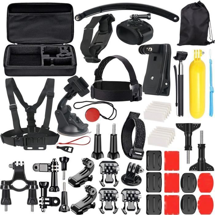 Nouveau kit d'accessoires 49 en 1 pour GoPro Hero 7/6/5/4/3 + / 3/2/1 Hero Session 5 / SJ4000 / 5000