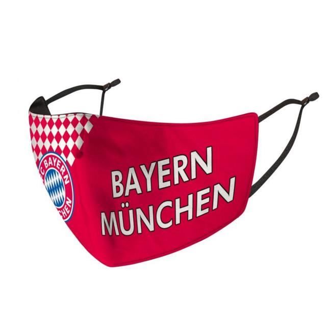 3pcs FC Bayern Munich Masque anti-poussière de football Masque de bouche en soie glacée anti-poussière extérieure masque de mode