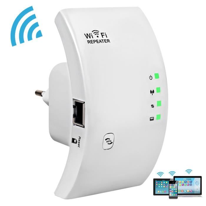 Répéteur Wifi sans fil 300Mbps amplificateur WiFi extension de longue portée de Signal Wi-Fi Booster Wi-Fi 802.11N/B/G Point d'accès