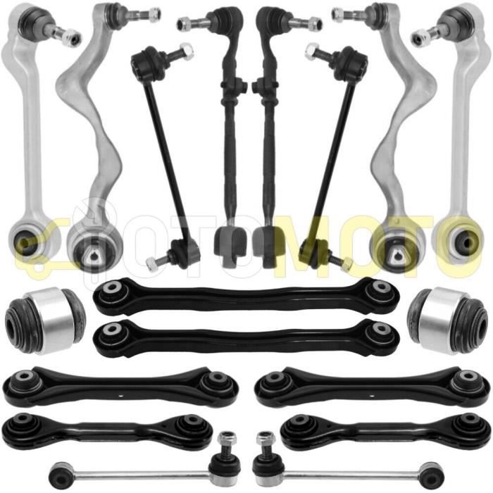 Kit bras de suspension avant-arrière compatible BMW X1 E84 composé de 20 pièces