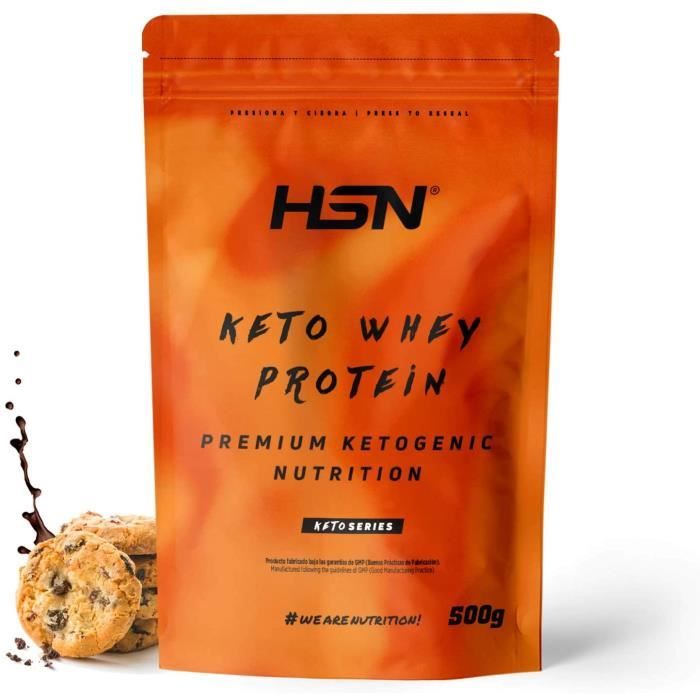 Keto Whey Protein - Isolat de Whey CFM + Huile MCT de Coco + Enzymes Digestifs Digezyme - GrassFed - VégétarienSans Gluten - 170