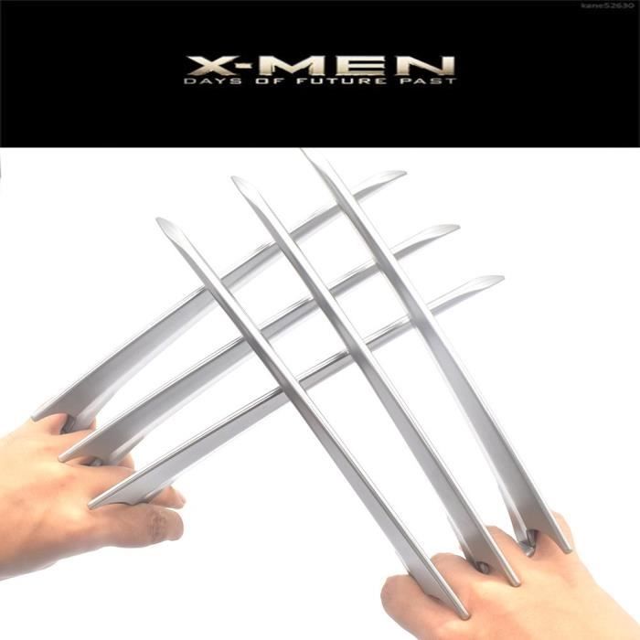 Wolverine Griffes X-Men Collection Marvel Universe Griffes Costume Cosplay 2-pcs