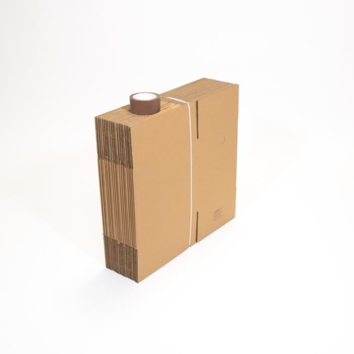 Pack 20 cartons déménagement livres