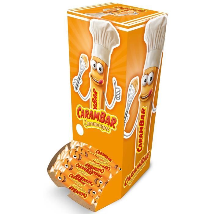 CARAMBAR Bonbons Caranougat - Boîte 180 pièces