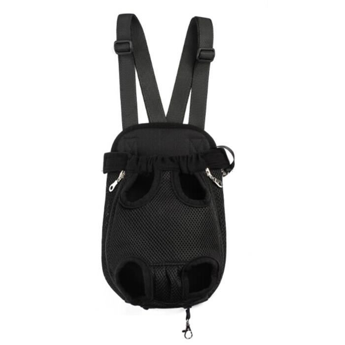 Sac De Transport Ventral Poitrine Pour Animaux Chien Chat- Taille M-Noir