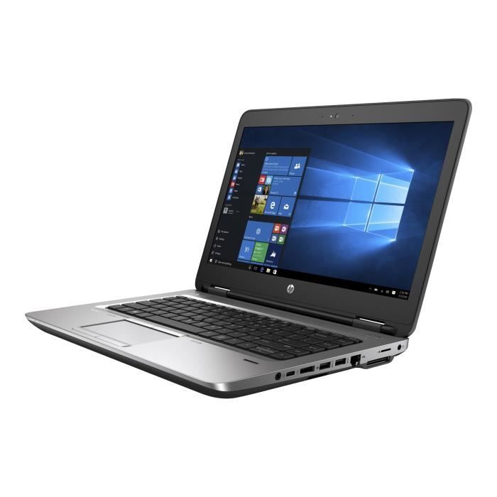 HP ProBook 640 G2 Core i5 6200U - 2.3 GHz Win 7 Pro 64 bits (comprend Licence Windows 10 Pro 64 bits) 8 Go RAM 256 Go SS-T9X07EA#UUZ