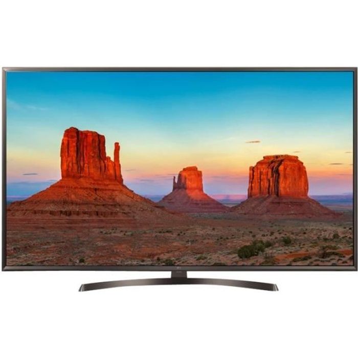 LG 65UK6400PLF Classe 65- TV LED Smart TV webOS, ThinQ AI 4K UHD (2160p) 3840 x 2160 HDR LED à éclairage direct